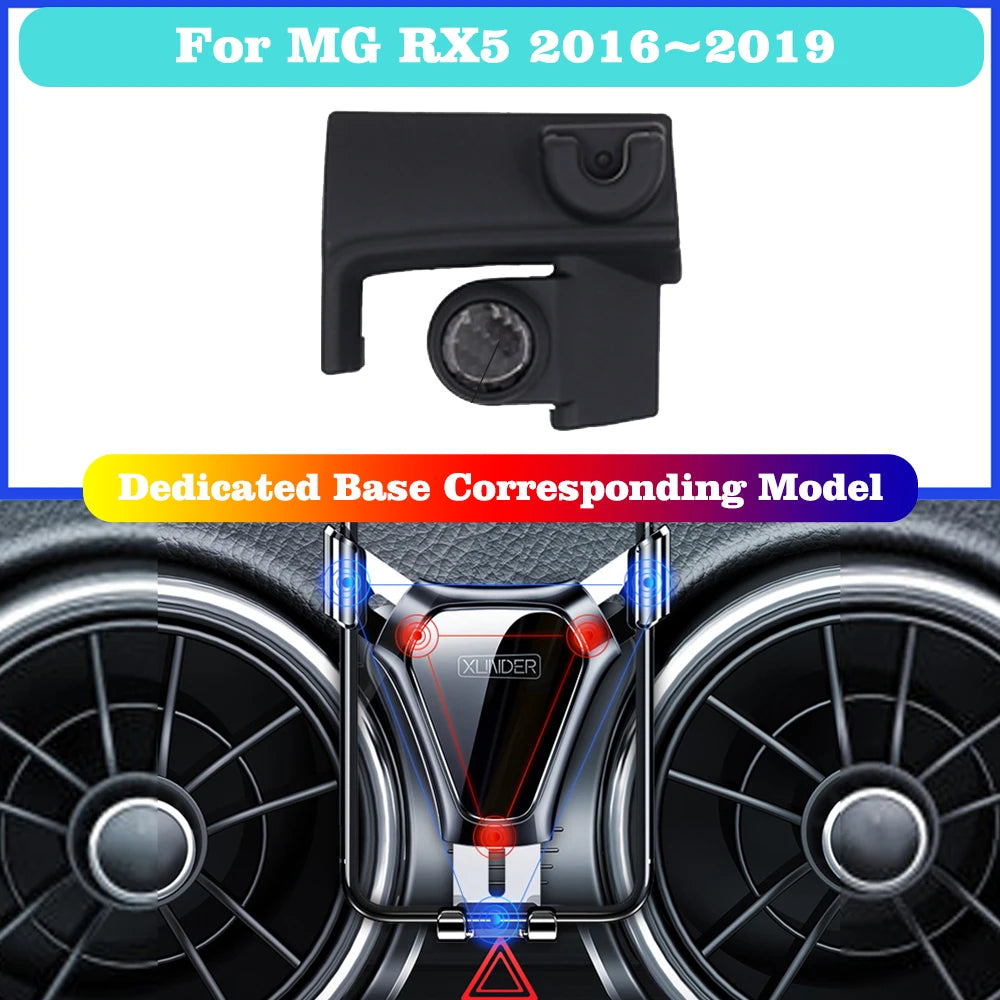 Car Mobile Phone Holder for MG RX5 2016 2017 2018 2019 Telephone Wireless Charging Bracket Air Vent Auto Accessories for Iphone