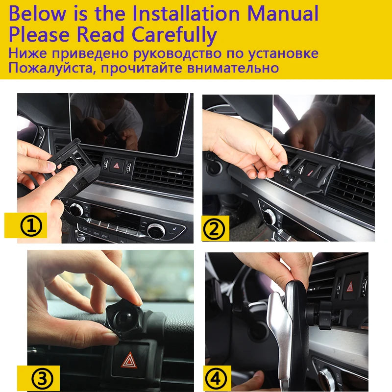 Car Mobile Phone Holder for Ford F150 F-150 Raptor F Series 2015 2016 2017 2018 2019 2020 Support Base Accessories for iphone