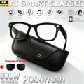 2026 AI smart Glasses HD 800W Anti-shake Camera AI Dialogue Real-time Translation IP65waterproof Bluetooth Audio Smart Glasses