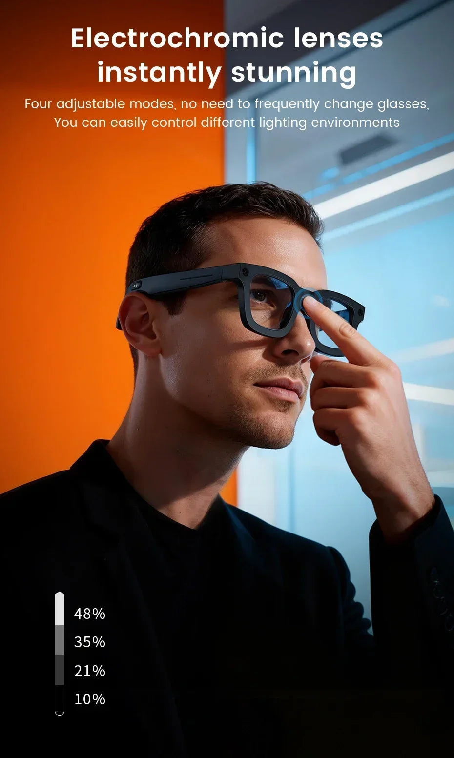 AI Voice Wake Up Smart Voice Assistant Smart Glasses 2026 New AI Intelligent Q&A Interactive Device AI Photo Recognition Eyewear