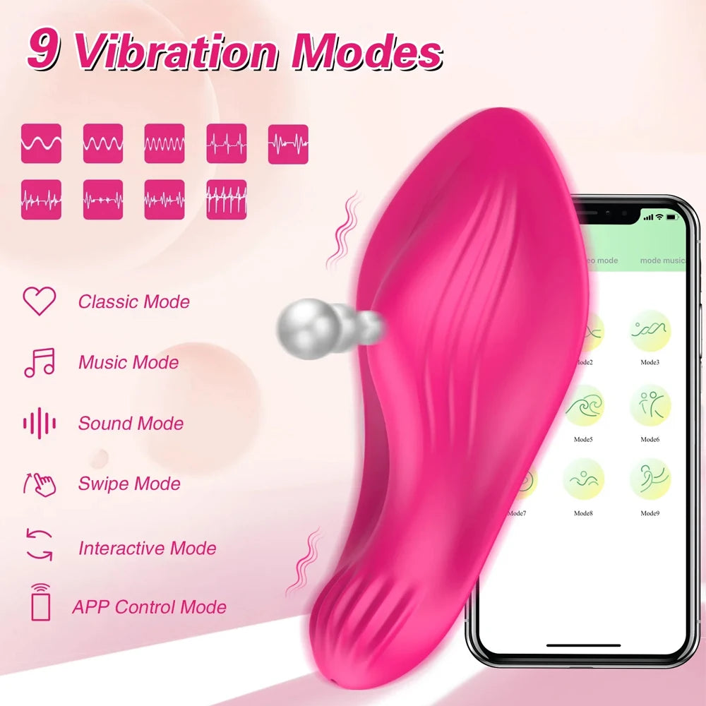 Wearable Vibrating Underwear for Couples A Remote-Controlled Sex Toy With 9 Modes Suitable for Female Couples and Beginners Gift