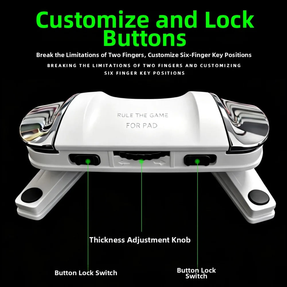 Tablet Gaming Controller Built For PUBG Mobile With Ergonomic Shape Responsive Action Buttons And Smooth Trigger Response