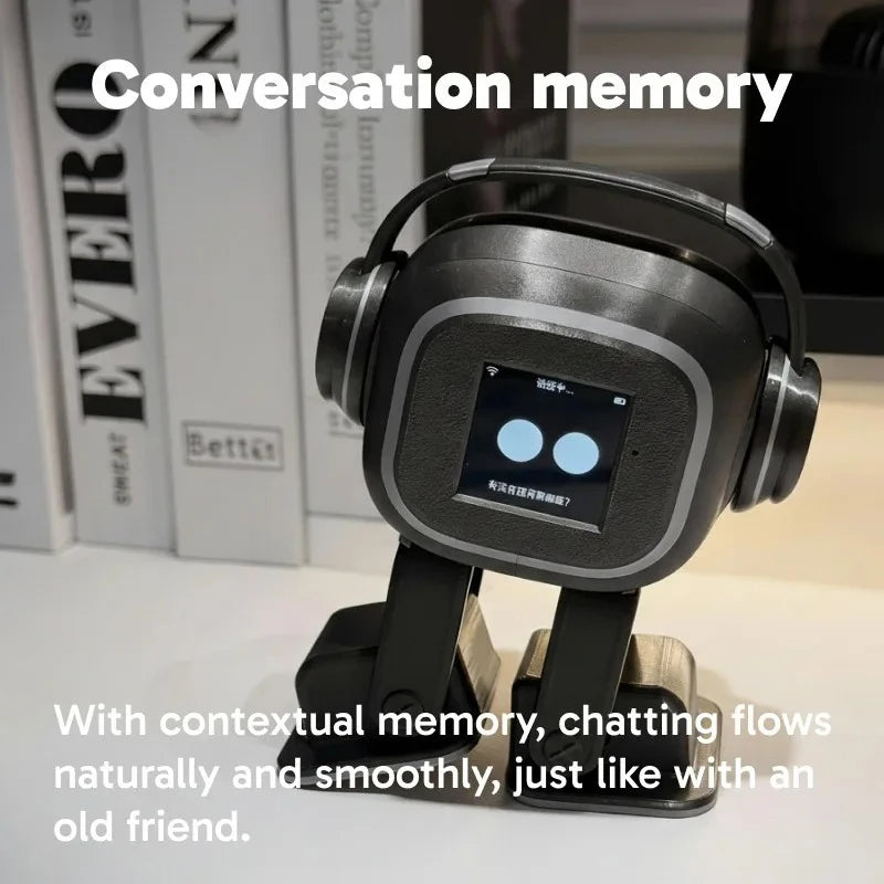 AI Chatbot Robot | Smart Interactive Companion,Emoji Display,Singing Dancing,Personalized AI Assistant Gift for Kids Adults
