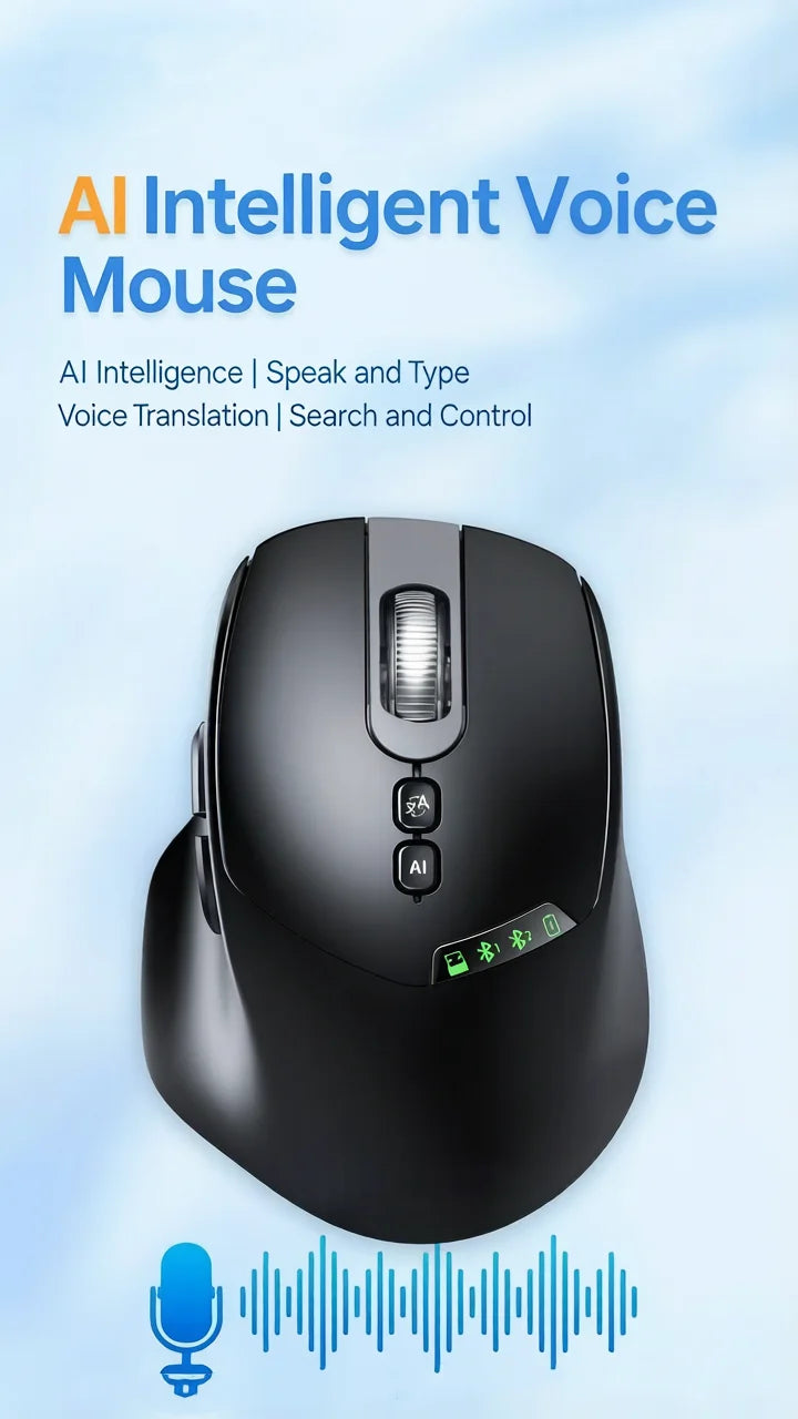 AI Mouse Intelligent Voice Mouse Speak Version Large Model Creation PPT Writing Copy Translation Painting for Deepseek Bean Bag