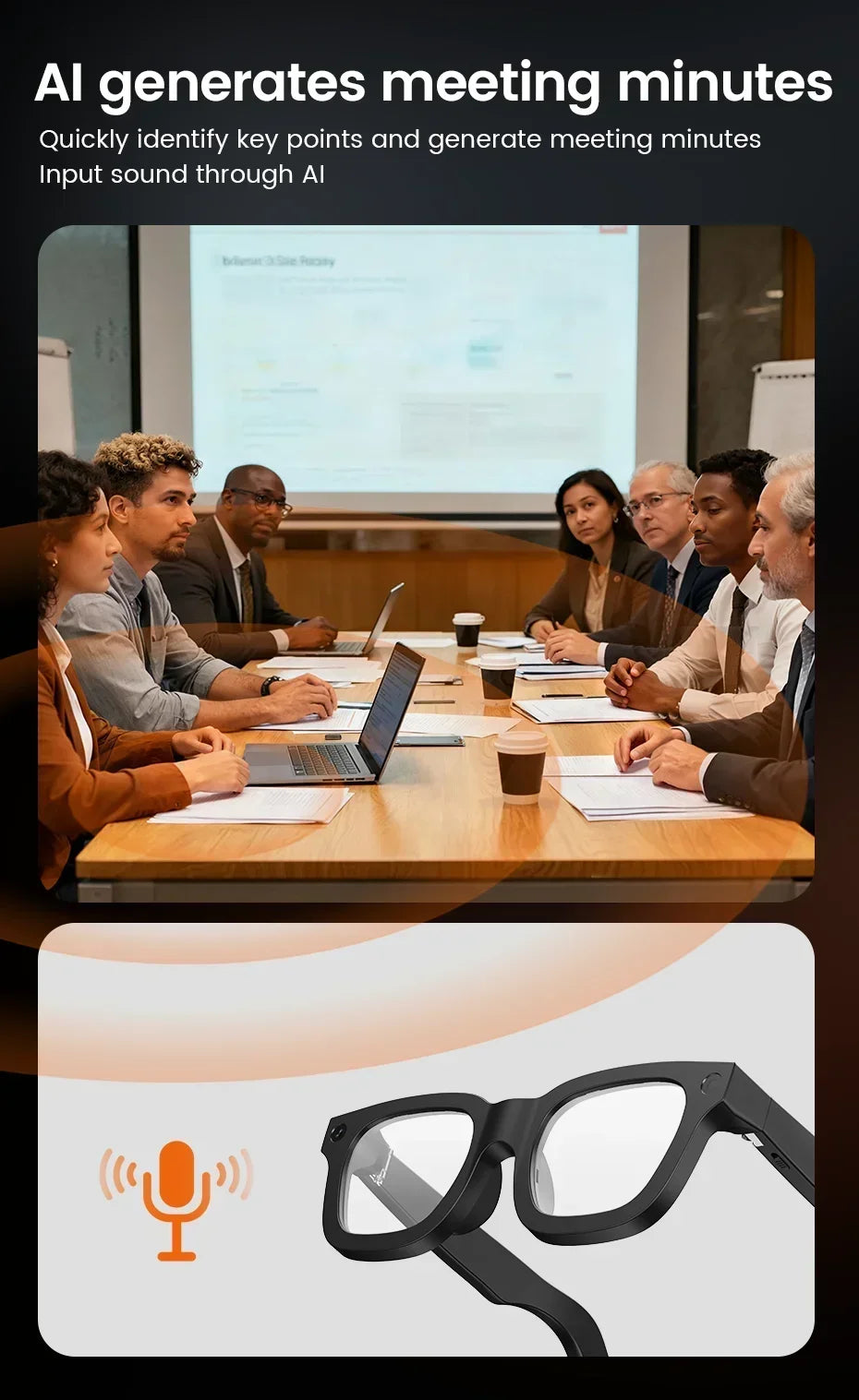 AI Voice Wake Up Smart Voice Assistant Smart Glasses 2026 New AI Intelligent Q&A Interactive Device AI Photo Recognition Eyewear