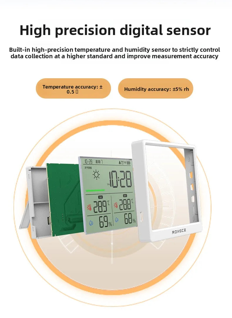 Wireless Smart Home WIFI Temperature Humidity Meter Home Weather Sensor Indoor Outdoor Hygrometer Thermomet