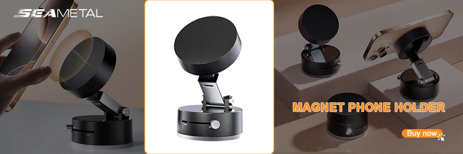 SEAMETAL Car Phone Holder Bracket Accessories Interior Air Outlet Vent Base Gadget Universal Auto Cellphone Support Accessories