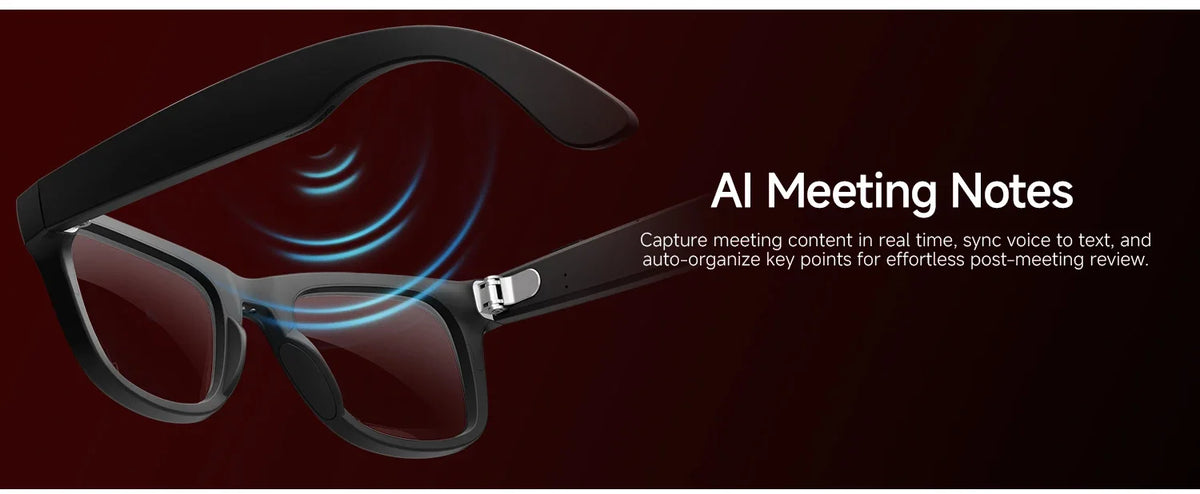 2026 New AI Smart Glasses 8MP HD Camera AI Translator Surround Sound Audio Smart Assistant 2000mAh Charging Case Smart Eyewear