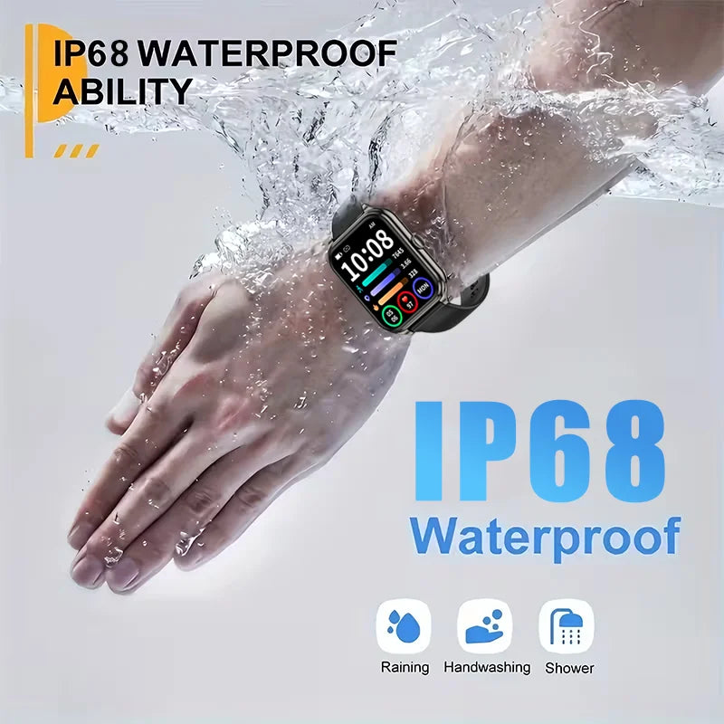 2026 Ultra-Thin Smartwatch, 1.93-Inch AMOLED High-Definition Display, Wireless Calling, Fitness Tracker, Men's and Women's Smart