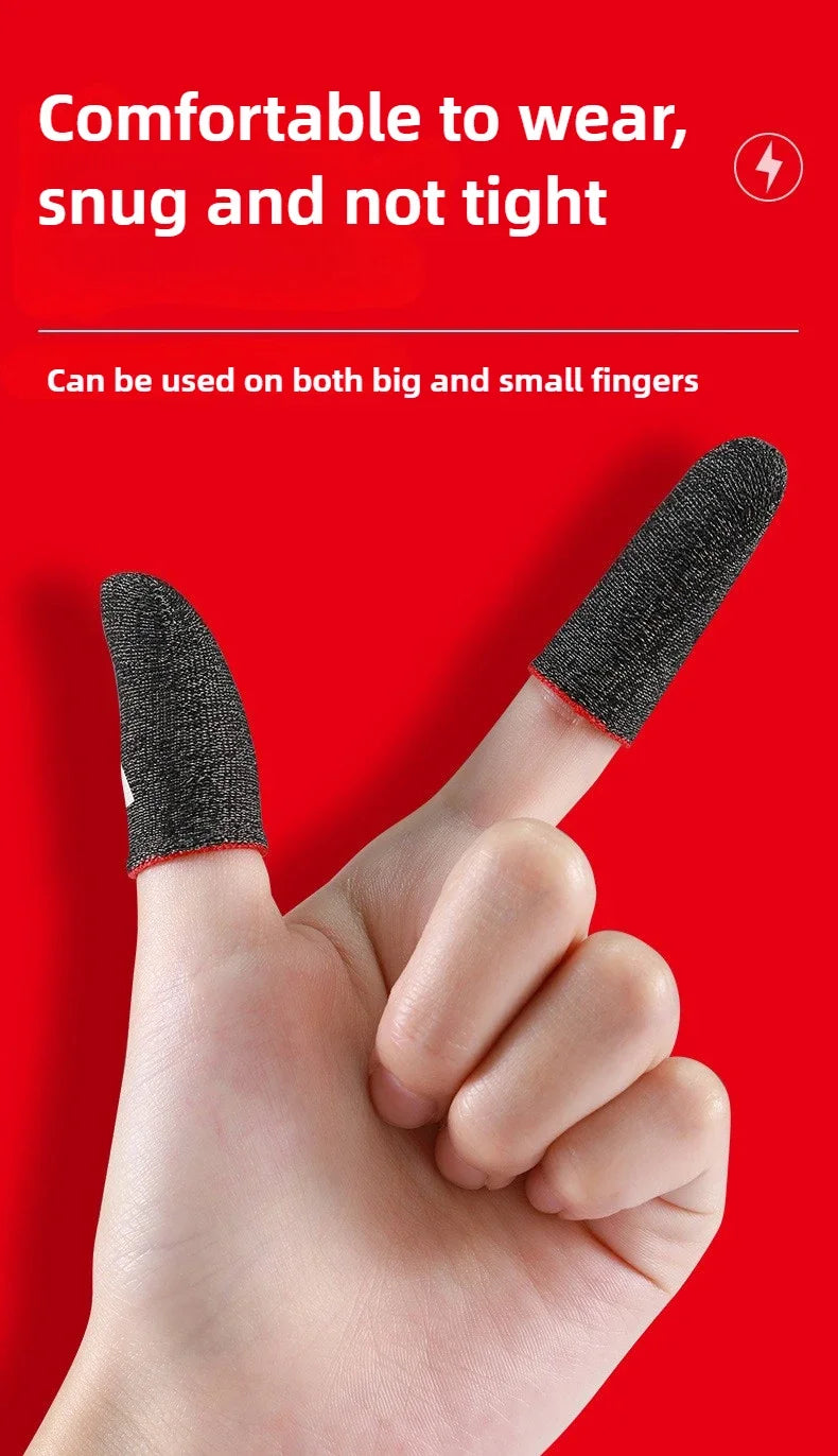 Gaming Finger Covers for Touchscreen | Breathable & Sweatproof Anti-Slip Design | Mobile Game Accessories