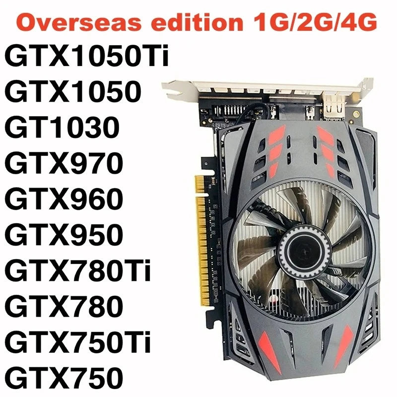 Good Condition Gtx 1050 Ti 4GB Graphic Cards Gtx 1050ti Video Card 4GB Graphic Cards for Desktop Gaming