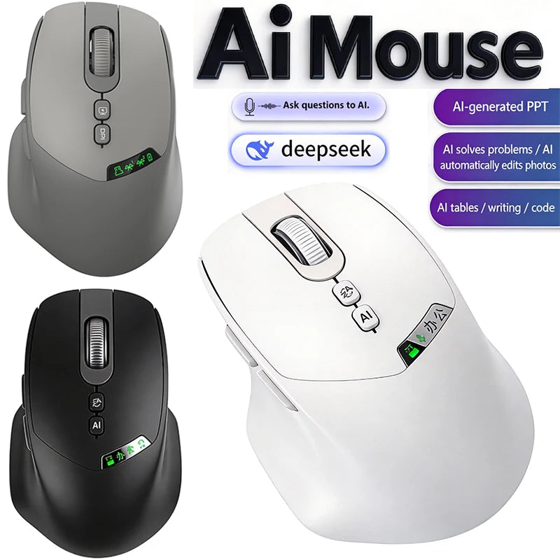AI Mouse Intelligent Voice Mouse Speak Version Large Model Creation PPT Writing Copy Translation Painting for Deepseek Bean Bag