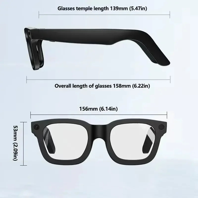 AI Voice Wake Up Smart Voice Assistant Smart Glasses 2026 New AI Intelligent Q&A Interactive Device AI Photo Recognition Eyewear