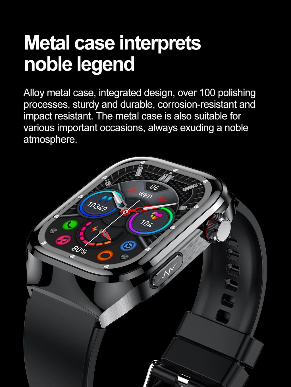 2025New Micro Physical Examination Smart Watch For Men Uric Acid Body Fat Five Organ Health Watches Bluetooth Call SmartBracelet