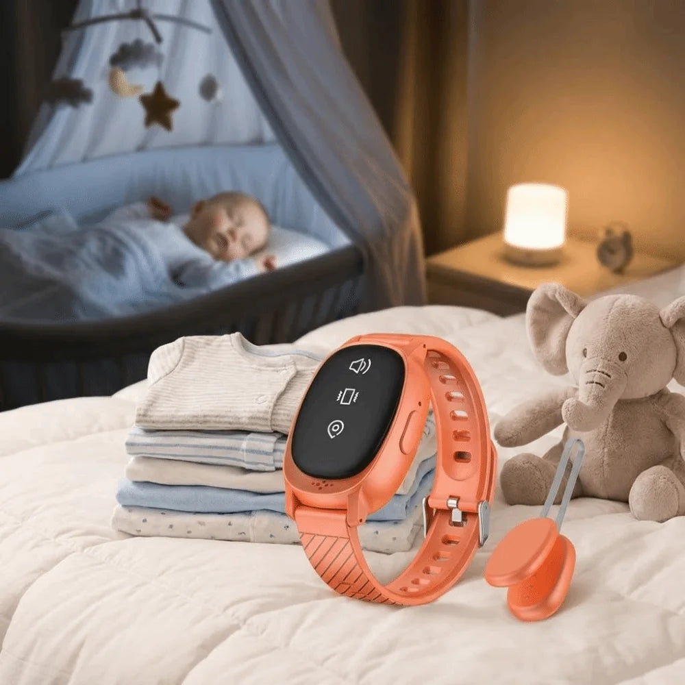 Wireless Bedwetting Alarm Wearable Hand Worn Urine Moisture Alarm Anti loss USB Rechargeable Vibrating Reminder Device Children