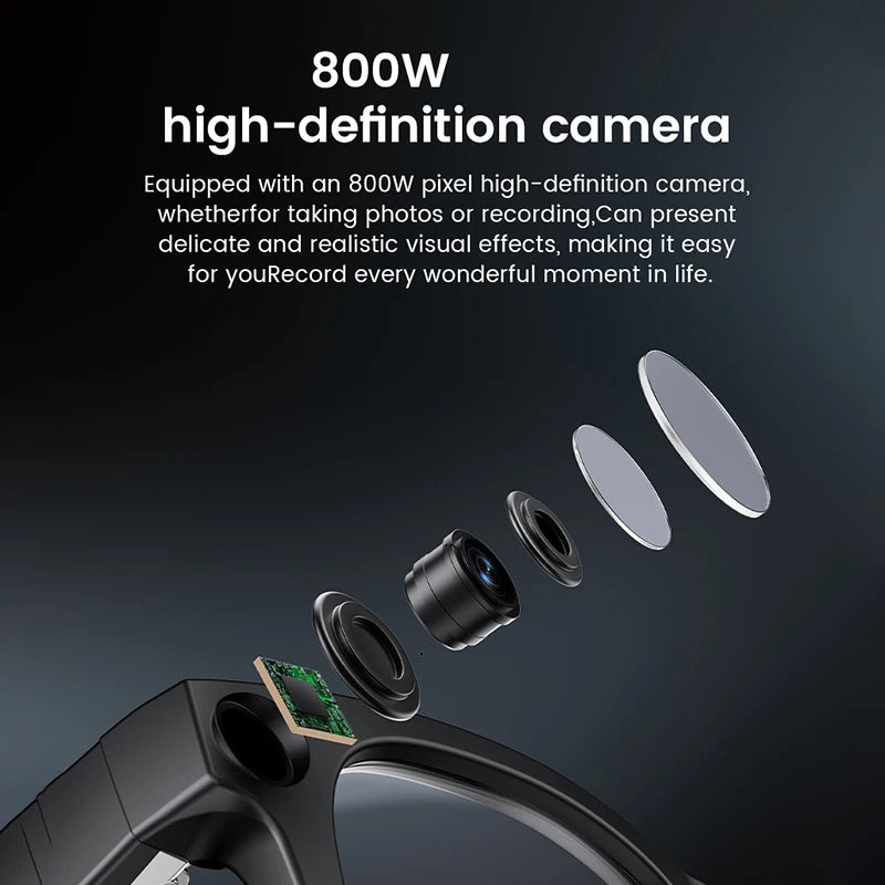 AI Voice Wake Up Smart Voice Assistant Smart Glasses 2026 New AI Intelligent Q&A Interactive Device AI Photo Recognition Eyewear