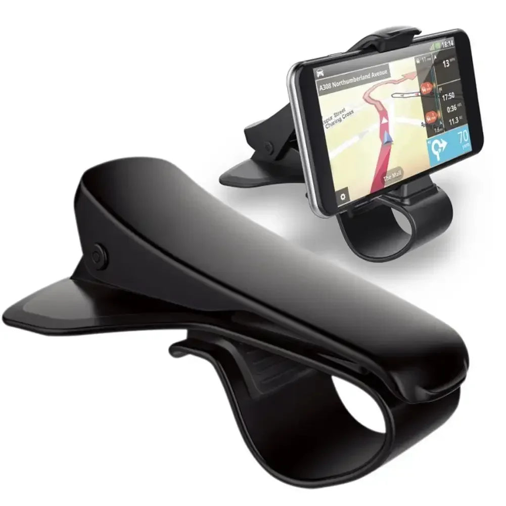 Universal Mobile Phone Accessorie Car Clip Phone Holder Rotatable GPS Dashboard Cell Phone Holder Mount Stand for IPhone Xiaomi