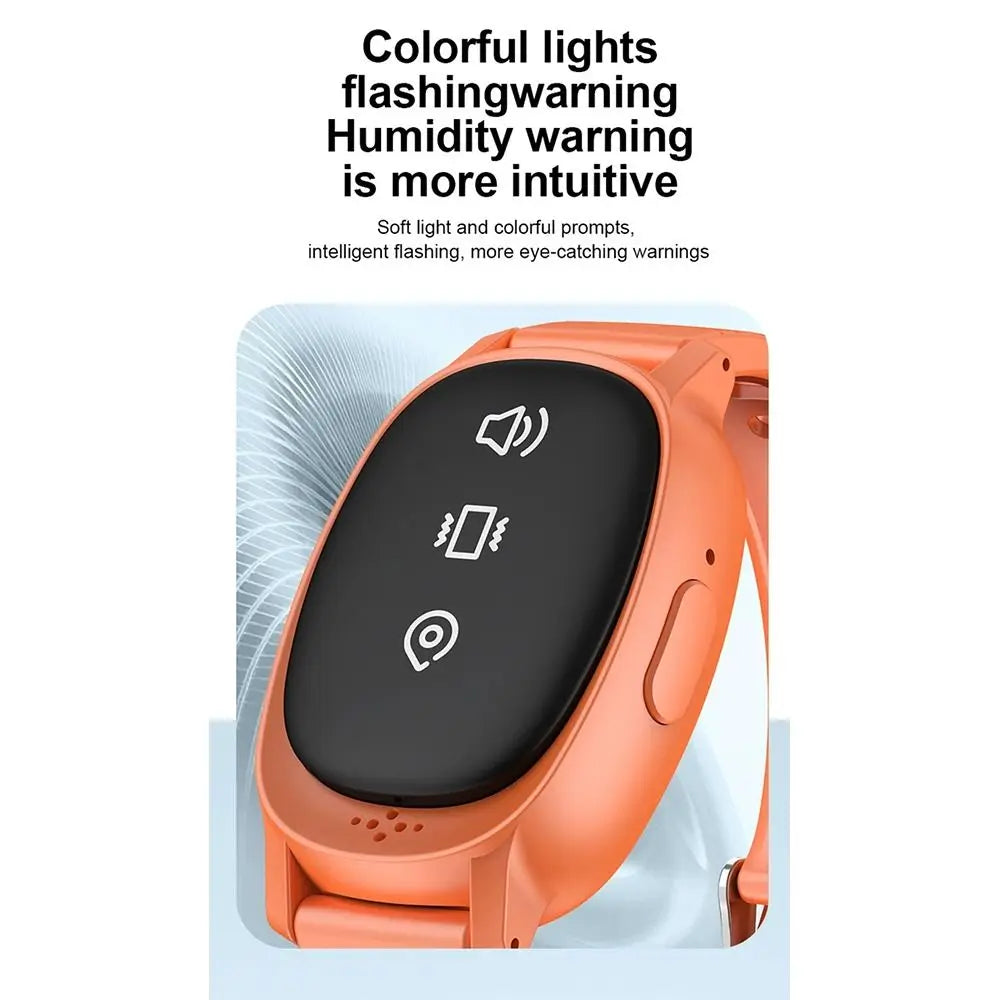 Wireless Bedwetting Alarm Wearable Hand Worn Urine Moisture Alarm Portable USB Rechargeable Vibrating Reminder Device Baby