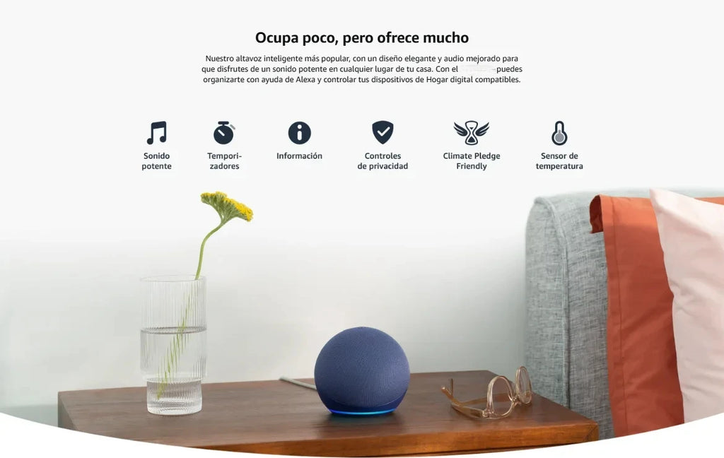 2026 NEW Mi Ni Smart Speaker With High-Quality Audio, Microphone Off Button For Privacy, Compact Design For Home ControlVirtual