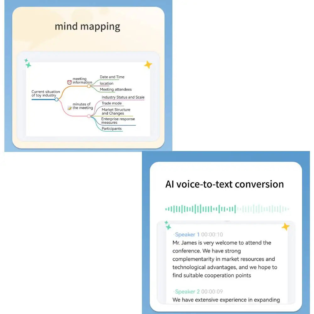 AI7 AI Voice Recorder AI Notetaking Device for Meetings Lectures Calls AI Transcription & Summarization Supports 135 Languages