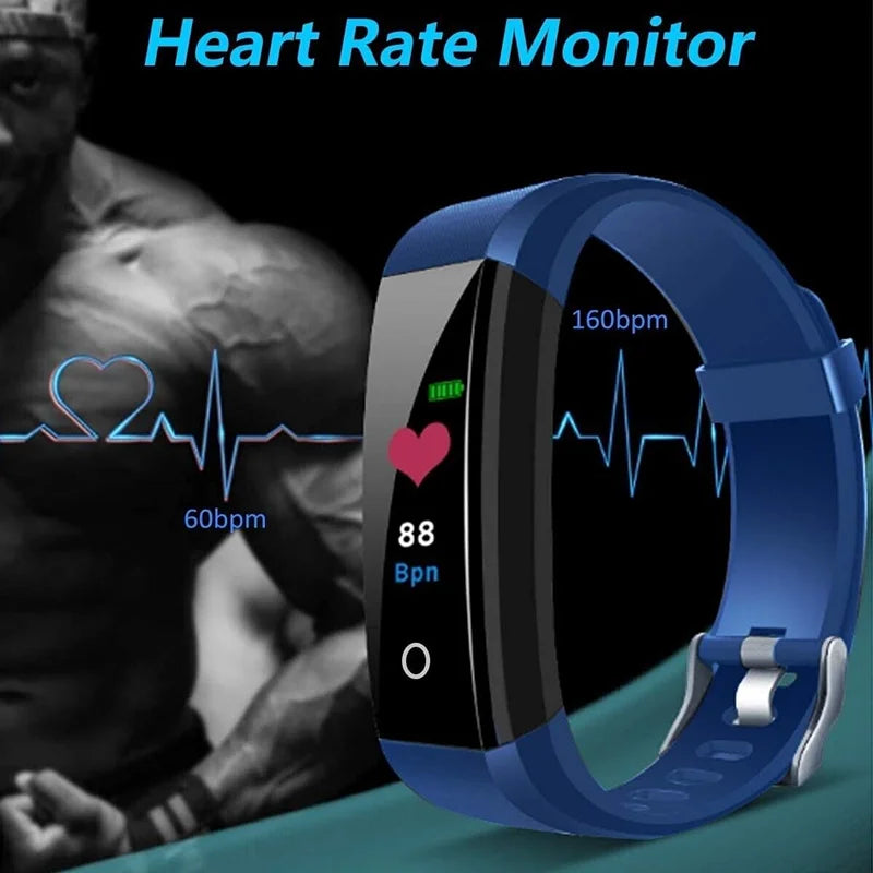 Bluetooth4.0 Smart Watch Intelligent Sports Bracelet Smartwatch for iOS Android Sport Fitness Tracker Kids Touch Wristband Watch