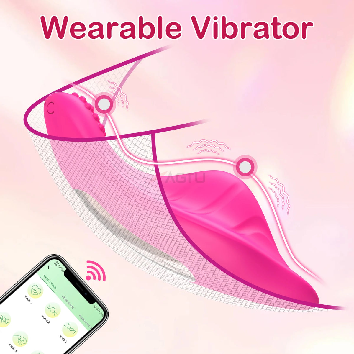 Wierless APP Wearable Vibrator Vibrating Egg for Women Clitoris Nipple Stimulator Massager Adult Female Sex Toys for Couples