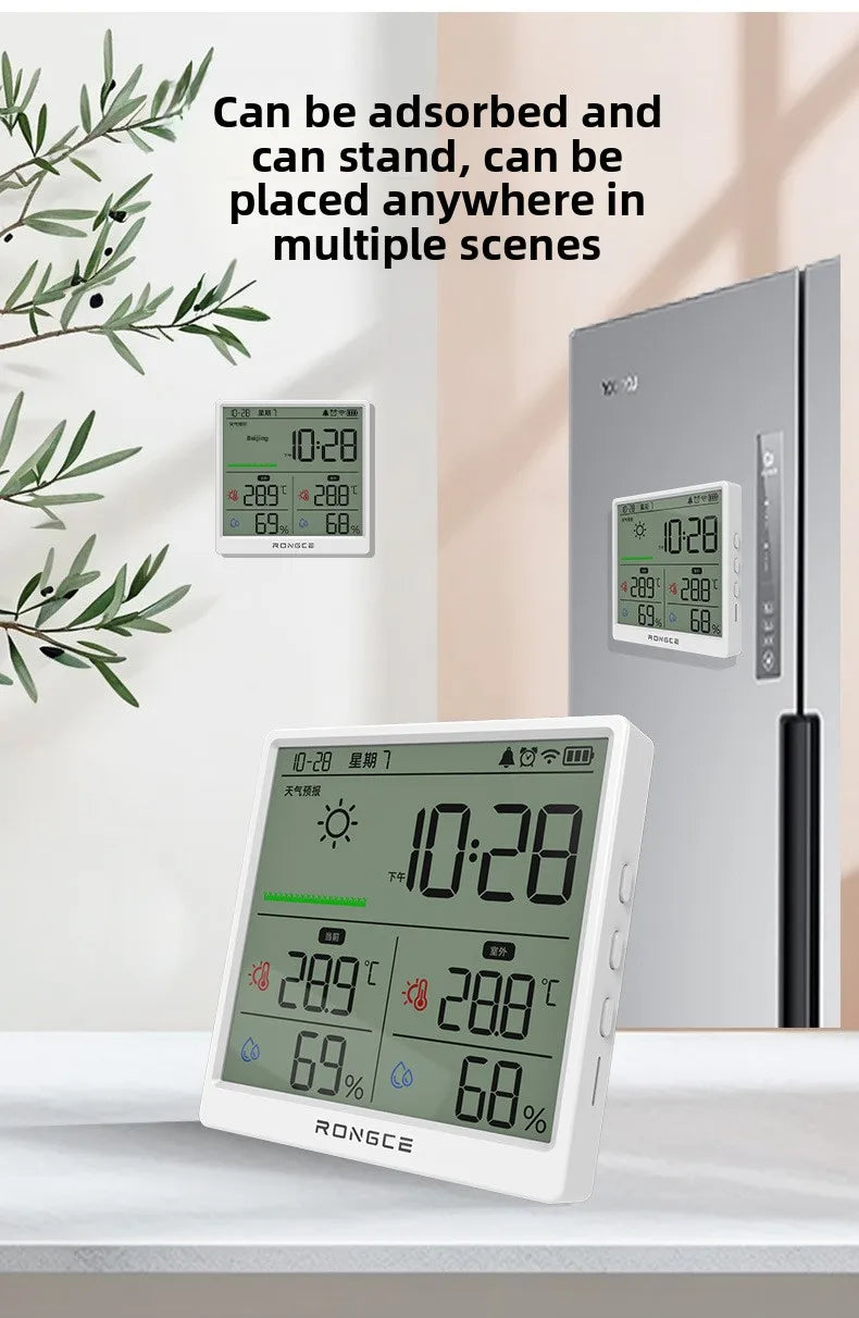 Wireless Smart Home WIFI Temperature Humidity Meter Home Weather Sensor Indoor Outdoor Hygrometer Thermomet