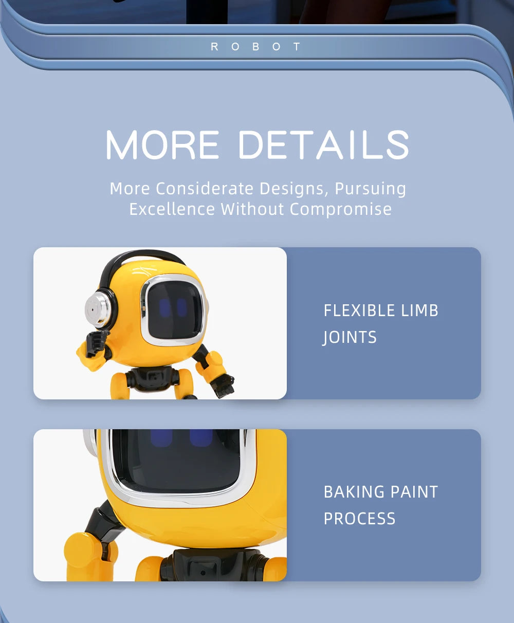 AI Interactive Robot Toy Voice Controlled Built In Storytelling Universal Knowledge Q And A Intelligent Learning Companion