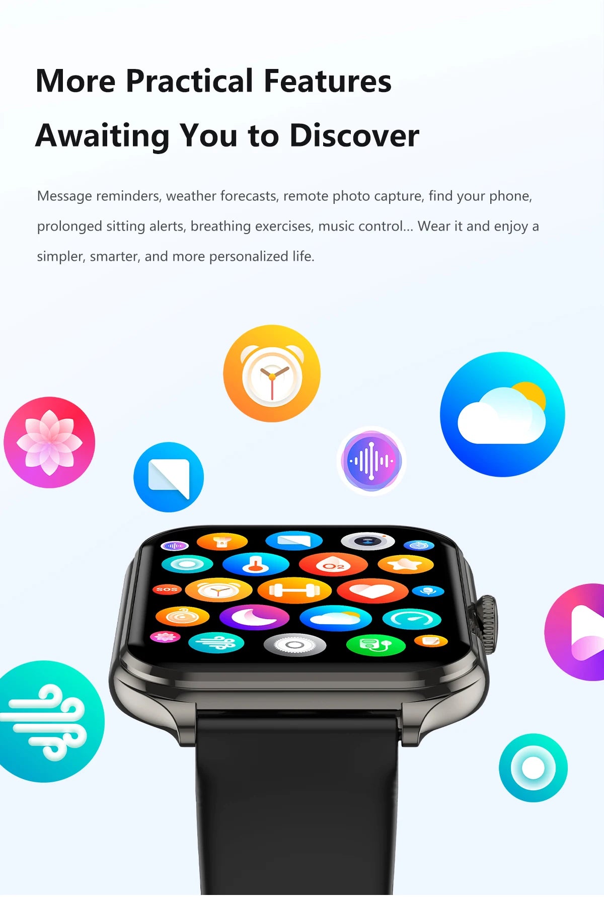 2026 Ultra-Thin Smartwatch, 1.93-Inch AMOLED High-Definition Display, Wireless Calling, Fitness Tracker, Men's and Women's Smart
