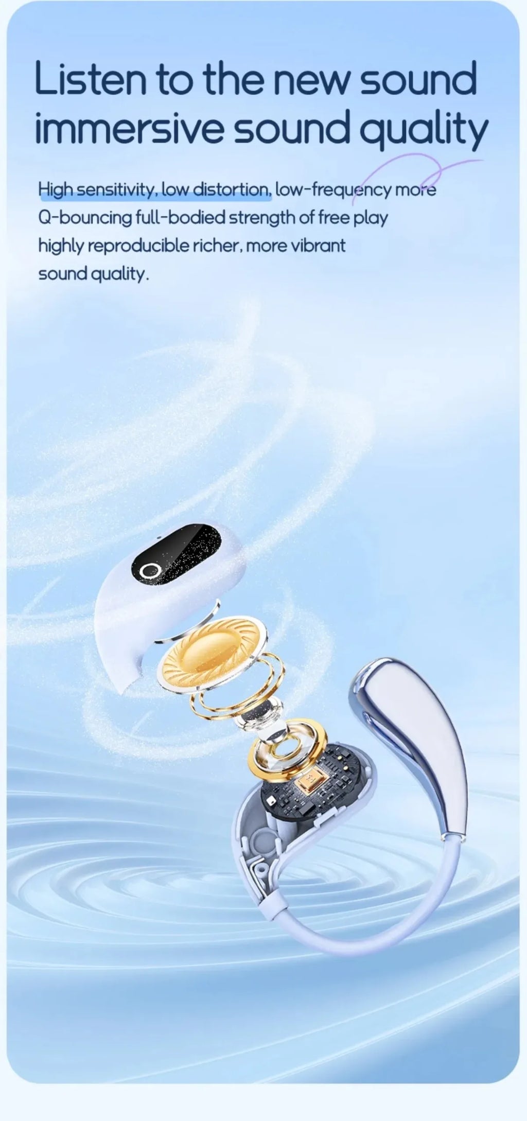 Ai Translator Headphones 144 Languages Wireless Real Time Translation Bluetooth Headset Waterproof Earbud For Business Travel