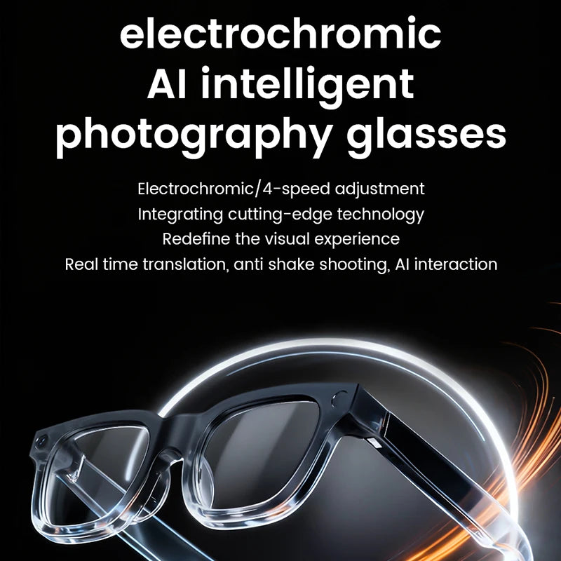 AI Voice Wake Up Smart Voice Assistant Smart Glasses 2026 New AI Intelligent Q&A Interactive Device AI Photo Recognition Eyewear