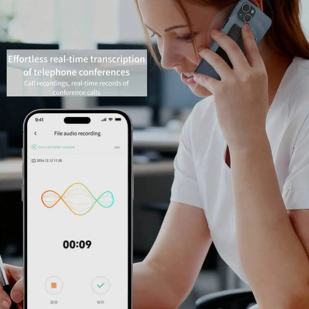 AI7 AI Voice Recorder AI Notetaking Device for Meetings Lectures Calls AI Transcription & Summarization Supports 135 Languages
