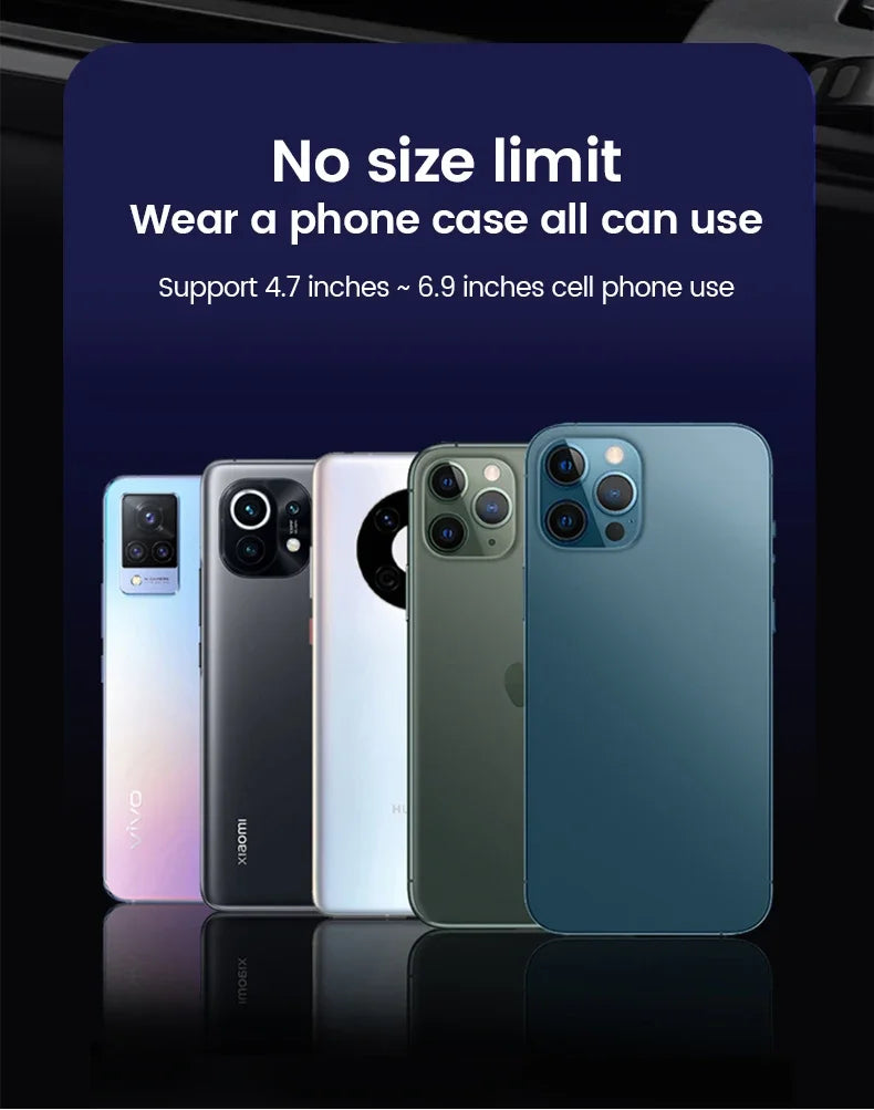 Universal Gravity Car Phone Holder Air Vent Mount Mobile Support for iPhone 13/12 Xiaomi - Automotive GPS Stand