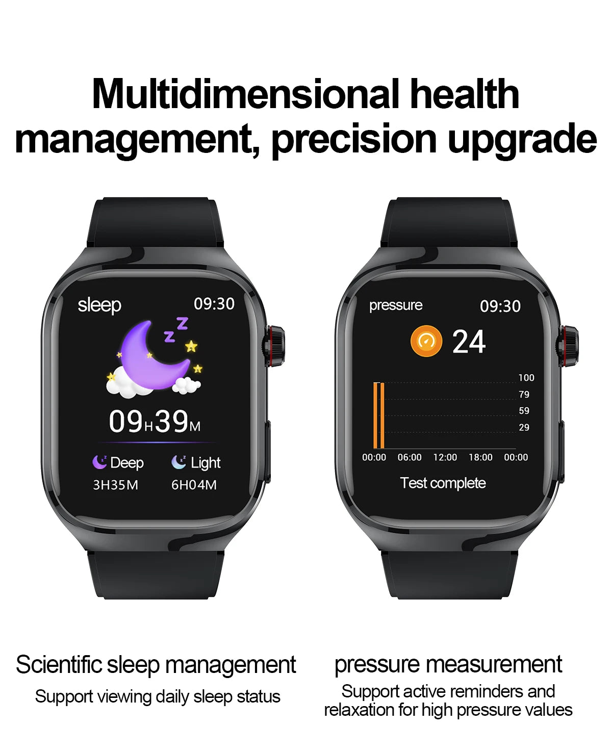 2025New Micro Physical Examination Smart Watch For Men Uric Acid Body Fat Five Organ Health Watches Bluetooth Call SmartBracelet