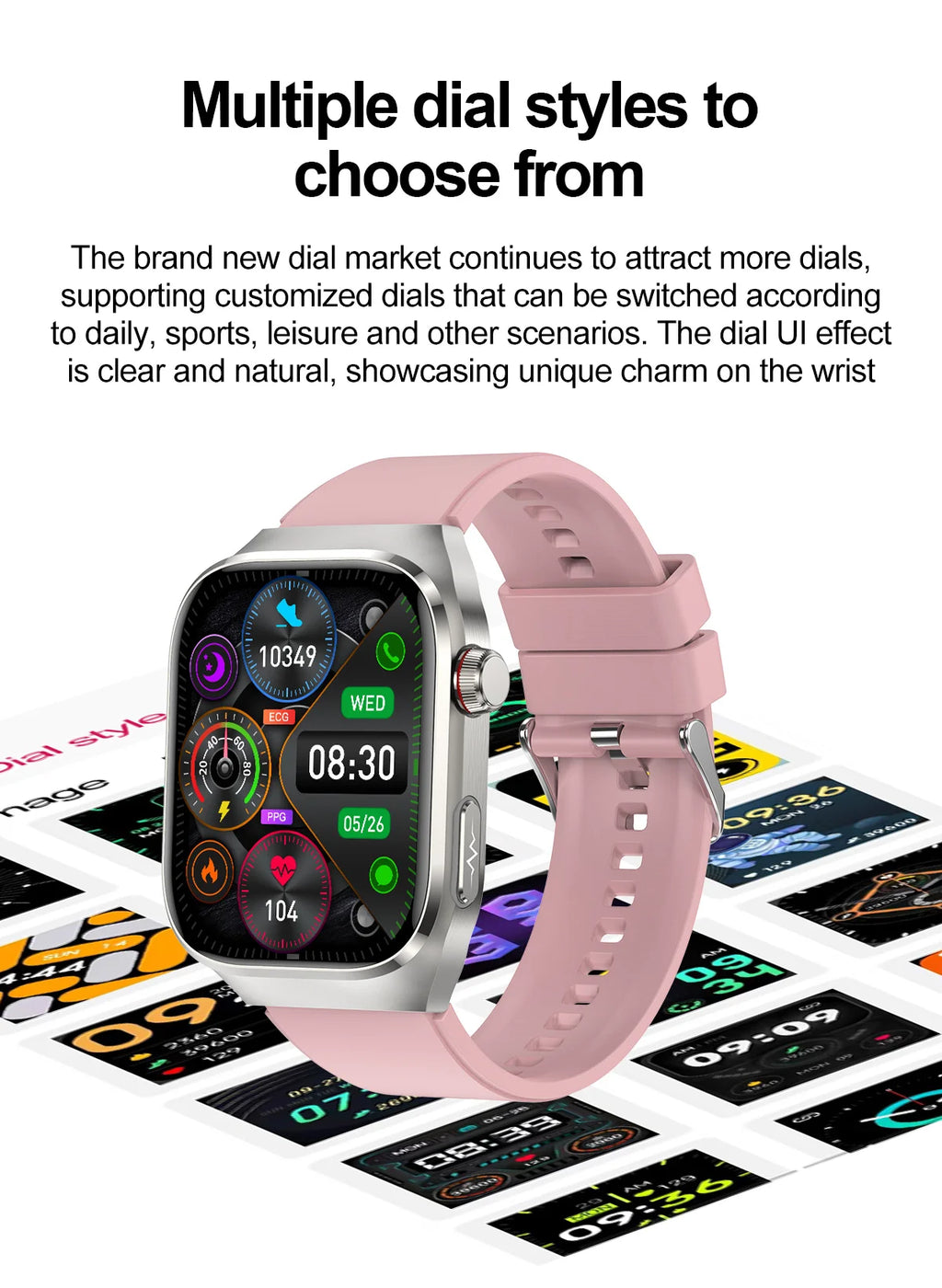 2025New Micro Physical Examination Smart Watch For Men Uric Acid Body Fat Five Organ Health Watches Bluetooth Call SmartBracelet