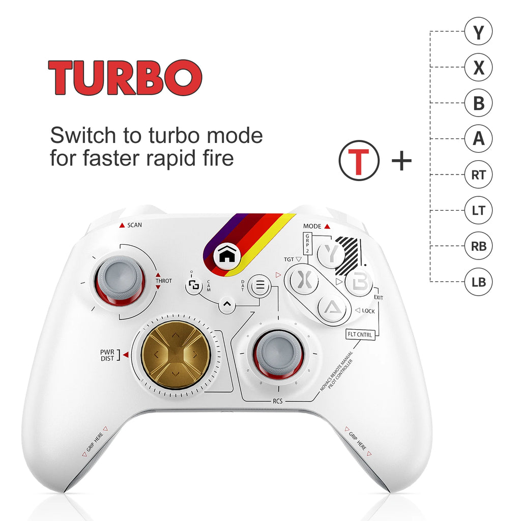 Gaming Gamepad For Xbox One Series X/S Pc With 6-Axis Gyro Sensor Dual Vibration Hall Effect Wireless Game Xbox Controller