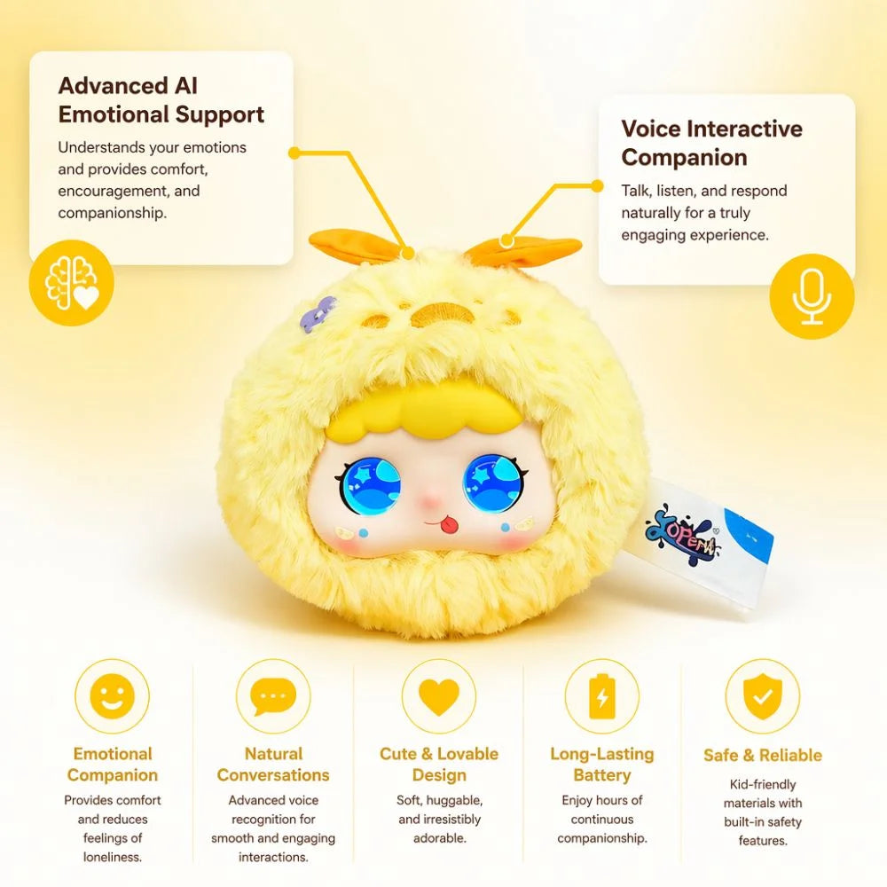 AI Continuous Dialogue AI Cat Intelligent Voice Communication Winking Interaction AI Companion KeyChain Relaxing Chat