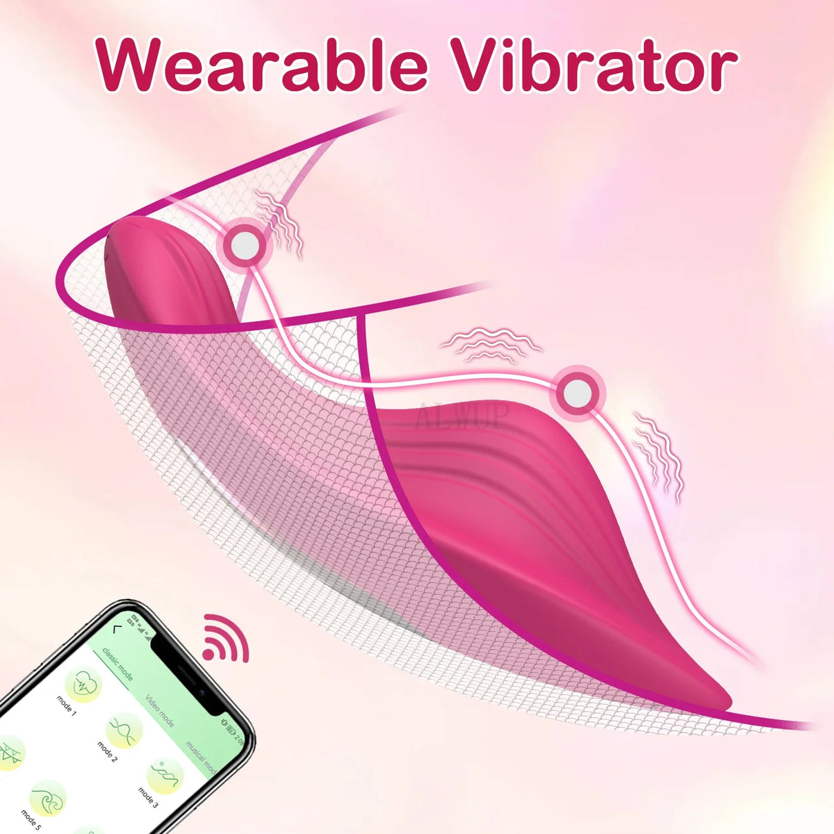 Wierless APP Wearable Vibrator Vibrating Egg for Women Clitoris Nipple Stimulator Massager Adult Female Sex Toys for Couples