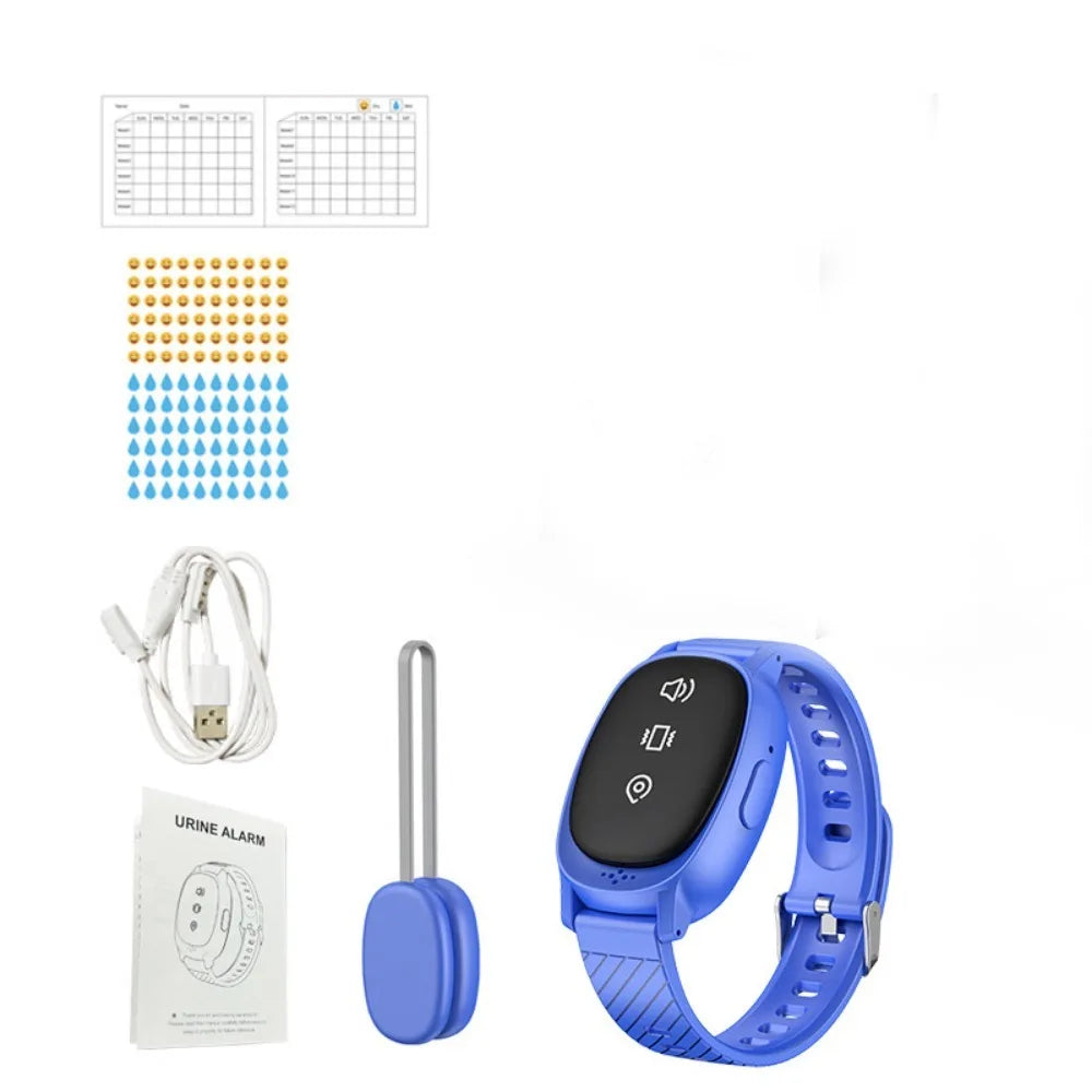 Wireless Bedwetting Alarm Wearable Hand Worn Urine Moisture Alarm Portable USB Rechargeable Vibrating Reminder Device Baby