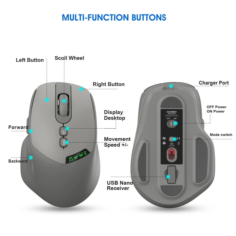AI Mouse Intelligent Voice Mouse Speak Version Large Model Creation PPT Writing Copy Translation Painting for Deepseek Bean Bag